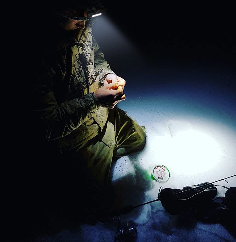 GOODGUY Headlamp with Dual Near and Far Stepless USB and Japanese Instruction Manual of for Fishing Beams, Dimming, 90° Rotation, Charging, (Set 2)