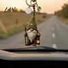 Travel Keychain Gnome with Inspirational Card, Still Hanging On, Keep Growing, Fine Healing Charm Your Path, Dwarf Key Ring for Bags Backpacks
