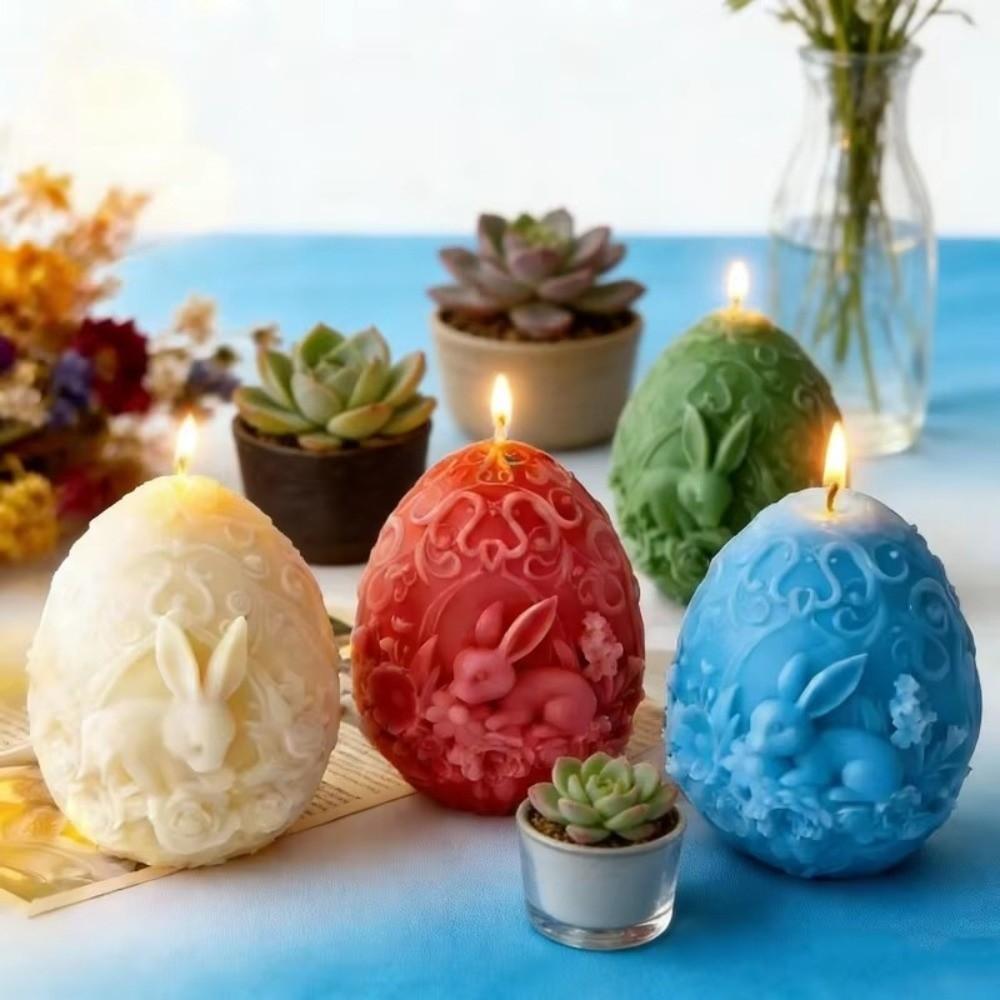 Egg Shaped Silicone Cake Mold Handmade Candle Mold DIY Chocolate Mold  Easter