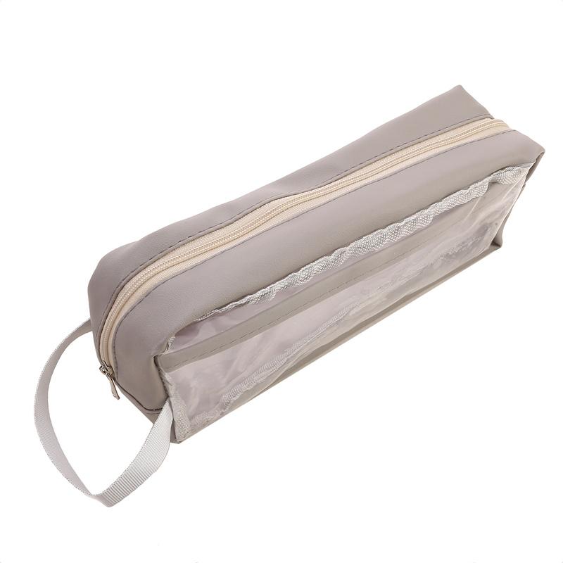 Transparent Large-capacity Pencil Case About Ins Junior High and High School Students Stationery Box Pencil Case for Men and Women