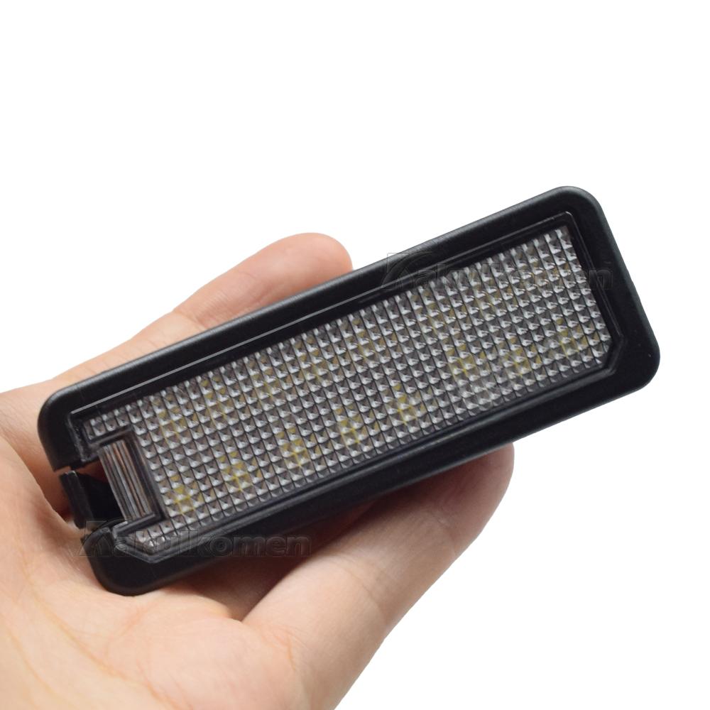 Car LED License Number Plate Light Lamp For VW GOLF 4 5 6 6R Passat B6 Lupo Scirocco Polo 12V Working Lamp Replacement Car Light