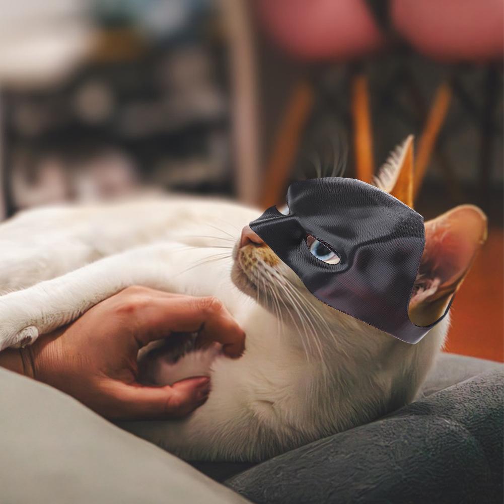 Cat Bat Cool Man Mask Cat Avenger Mask Black Matte Cute Bat Mask Superhero Toys Cat Bat Pet Man Mask for Cat and Dogs Gift