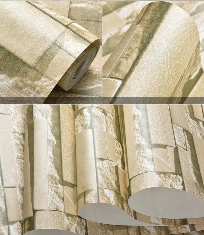 

Ретро Кирпич Нетканые обои Имитация Сланцевого Камня Кирпичная Текстура Обои для Гостиной Фоновая Отделка Стен Обои деко 53CMx9.5M