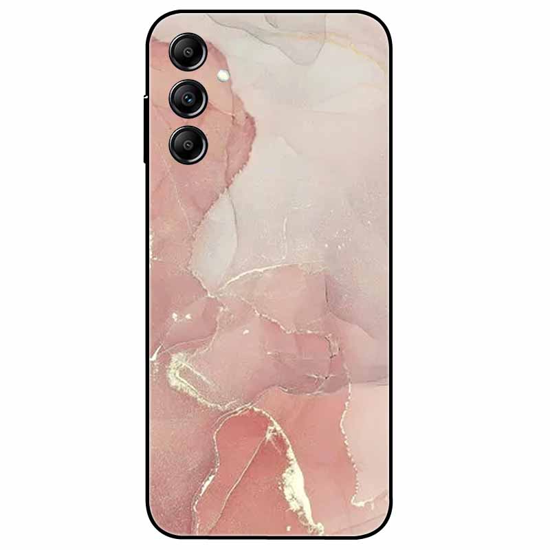 Hülle Für Samsung Galaxy A54 5G A34 A24 S23 Hülle Blume Marmor TPU Weiche Silikonhülle für GalaxyA54 A 34 Bemalte Handyhüllen