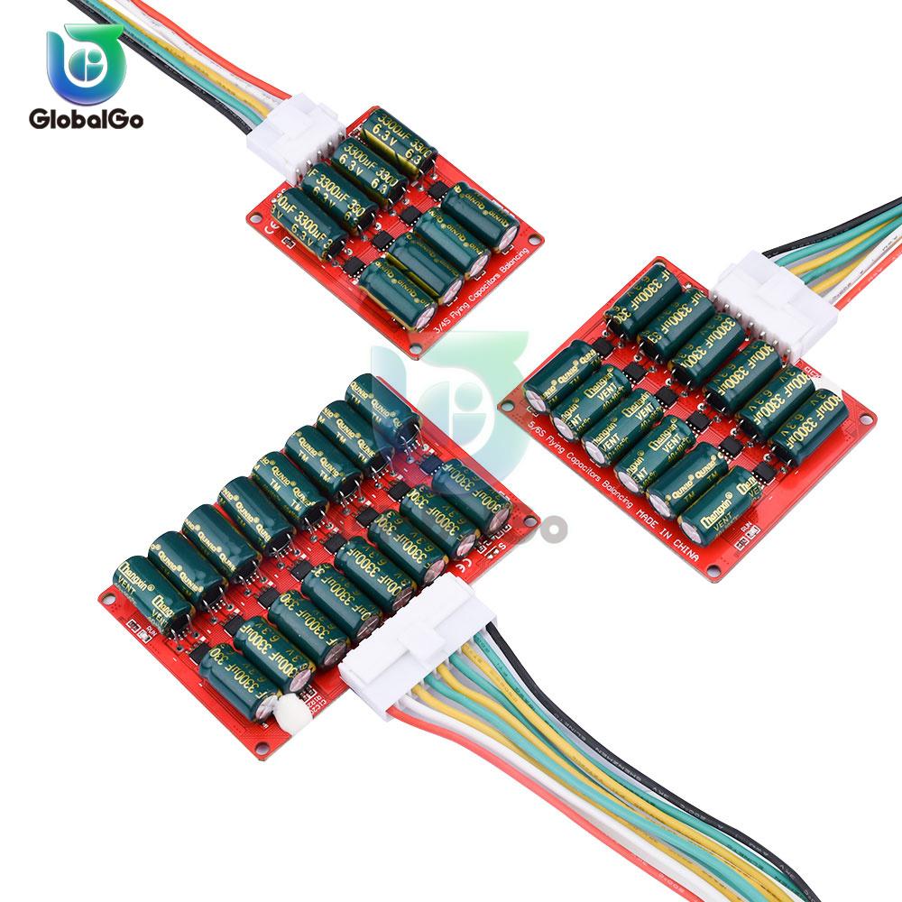 3A Whole Group Balancer Active Lithium Li-Ion Lifepo4 Battery Equalizer Energy Transfer Capacitor BMS Board-4S 6S 8S