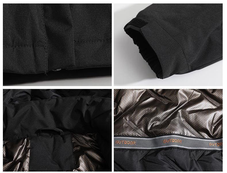 Men's Graphene Thermal Hooded Jacket - Winter Windproof, Thickened Workwear, Mountaineering Style, Trendy Couple Design