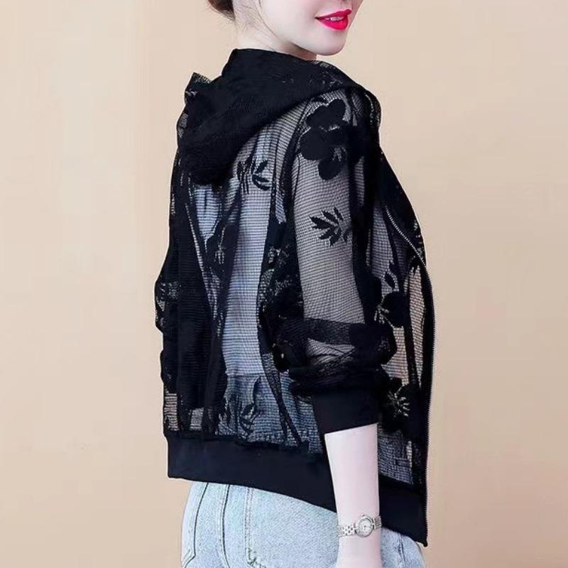 Sonnenschutzkleidung für Damen, Sommermode, vielseitige langärmlige Oberteile, dünne Jacken, vielseitige Strickjacken, Sonnenschutzkleidung