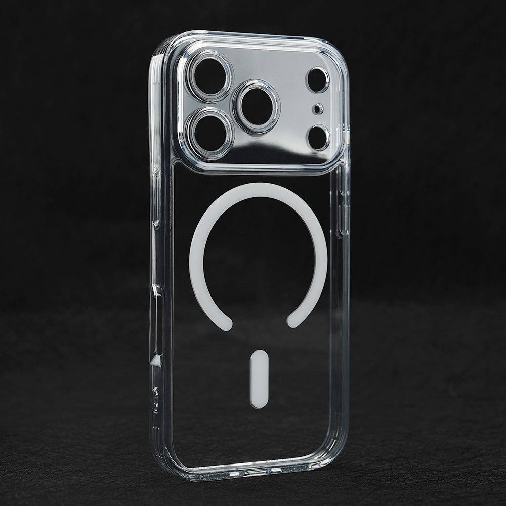 Fine Hole High Magnetic Suction Mobile Phone Case Is Suitable for Apple 17promax Camera Touch Button All-inclusive Anti-drop Protective Cover