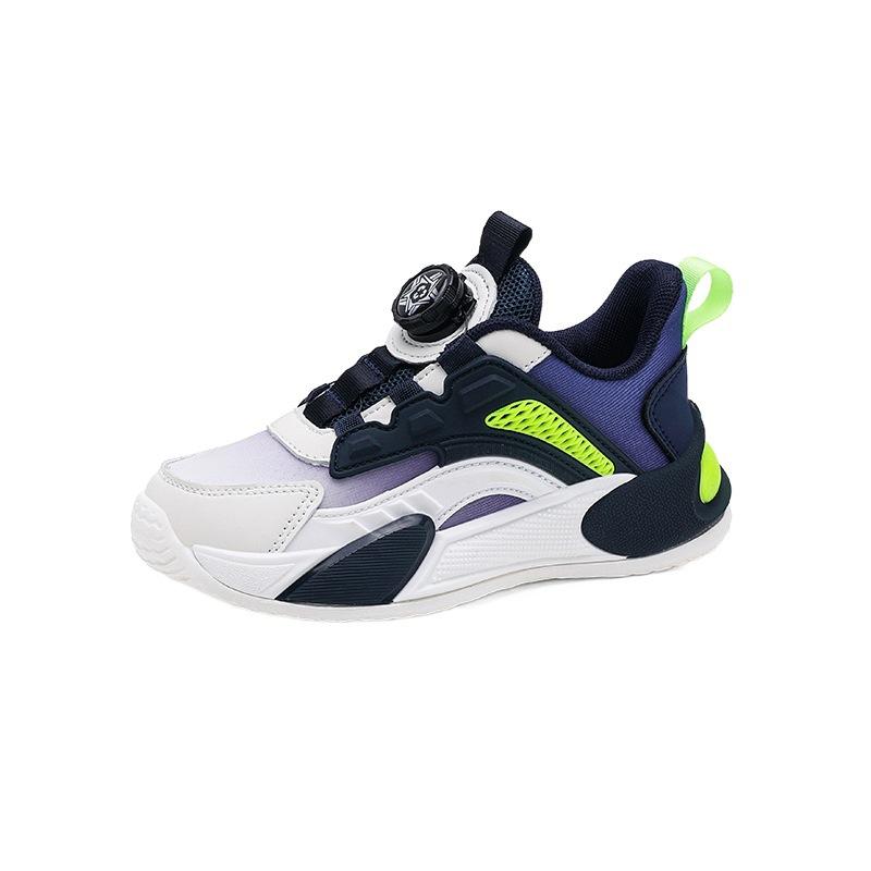 Classmate 2025 Girl Daddy Shoes Lightweight Running Shoes Sneakers Rotating Buckle Summer Children Casual Breathable Boys