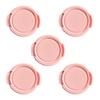5pcs 37mm Camera Lens Cover with Push Borders for Quick Attachment and Removal Simple Design Lightweight Scratch Proof