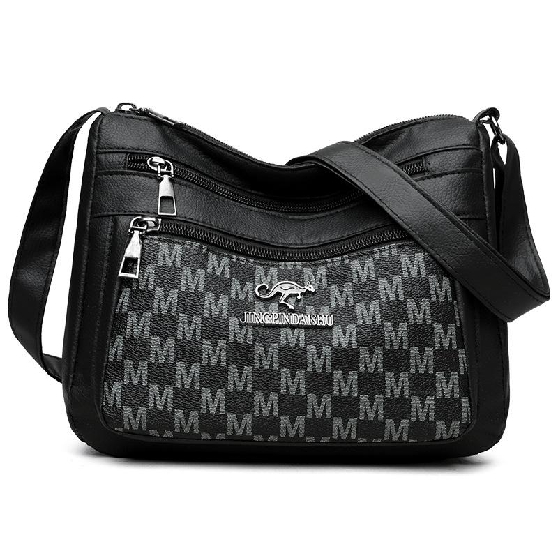 Módní tištěná crossbody taška pro ženy a taška přes jedno rameno pro matky středního věku