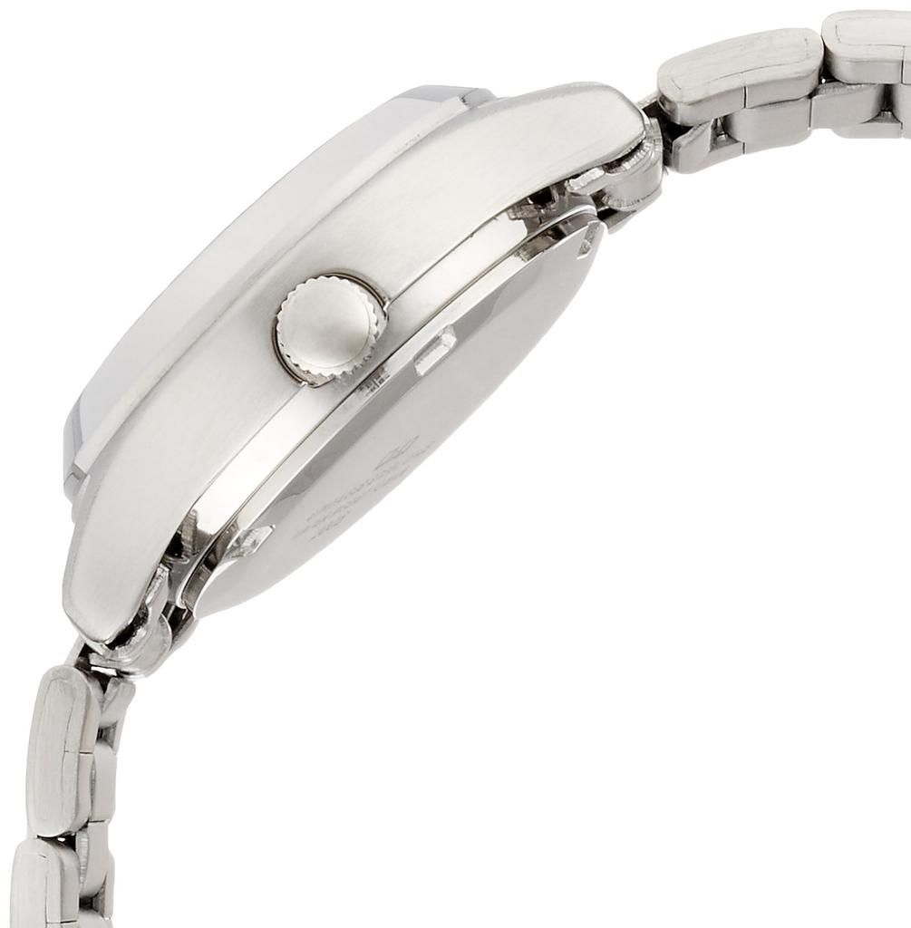 Citizen Analog Stainless Steel Water Date and Day Metal White Q&Q Women's Watch, Model, Resistant, Display, Band, Dial, Silver, W473-201