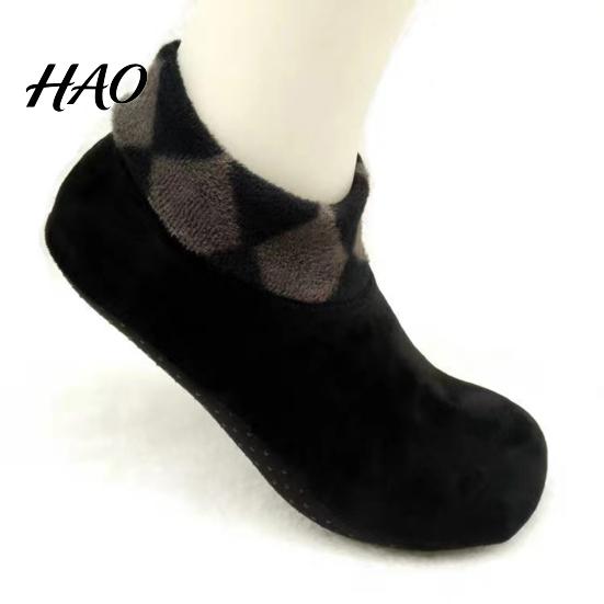 Winter Socks Short Thick Cozy Wear Tube Non-slip Foot Cover Women Keep Warm Soft Men Coral Fleece for Indoor Outdoor Clothing Accessories