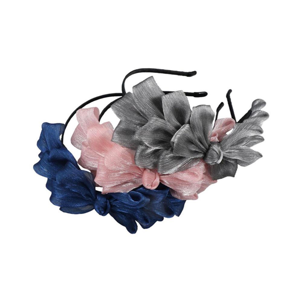 

Women Big Bow Ribbon Hair Accessories Head Band Hair Band Hair Hoop темно-синього кольору