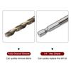 uxcell 4pcs M35 High Speed Steel Cobalt Twisting Drill Bit 6.8mm/0.04" Dia, Quick Change