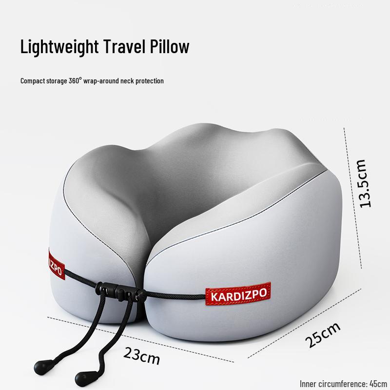 

Портативная дорожная подушка из пены с эффектом памяти для шеи и шейного отдела позвоночника для самолета