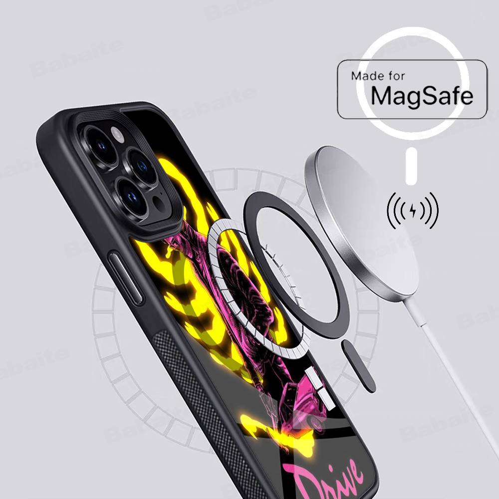 Fahren Ryan Gosling Film Für Handyhülle Für IPhone 17 Air 16 15 14 13 12 11 Pro Max Plus Für Kabelloses Laden Abdeckung