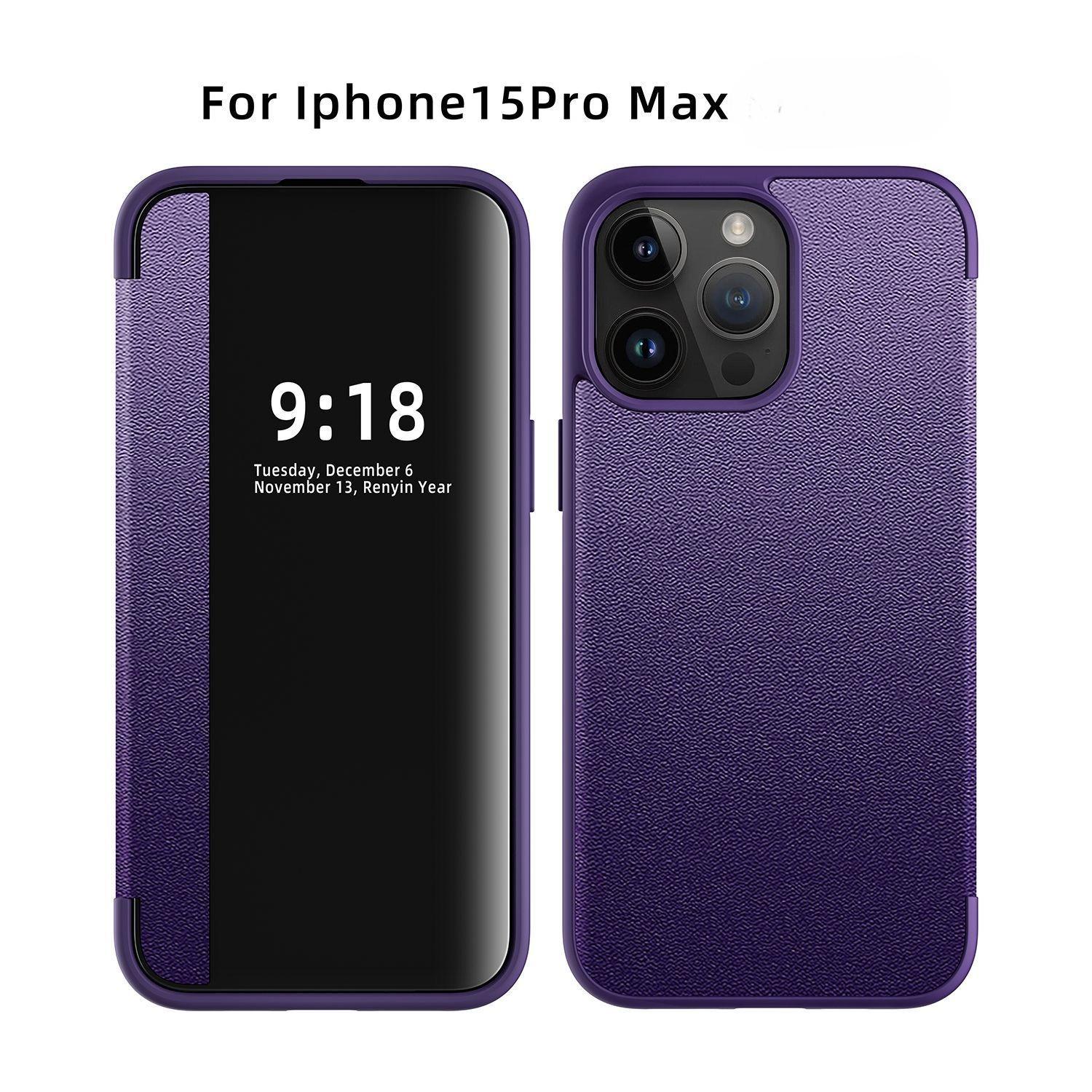 

iPhone13Pro Clamshell Phone Case Apple 12 Softshell i14 Leather Case XR Double-sided 6/7/8plus with Cover iPhone17PROMAX