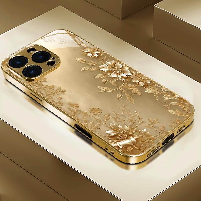 

Гальванізований скляний чохол для телефону, підходить для iphone 17, 16, 15, 14, 13, 12, 11pm Pro Plus та інших моделей телефонів. iPhone 15 Pro