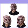 Halloween Party Latex Three-faced Ghost Mask Realistic Horror Facial Head Cover