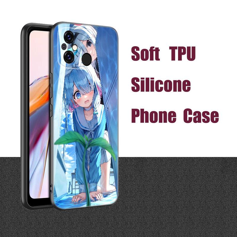 Blue Archive Game Black Silicone Phone Case For Xiaomi Redmi 7A 8A 9A 10A 11A 9C 10C 12C 13C 11 Prime A1 A2 + 12 4G Note 9T 12R