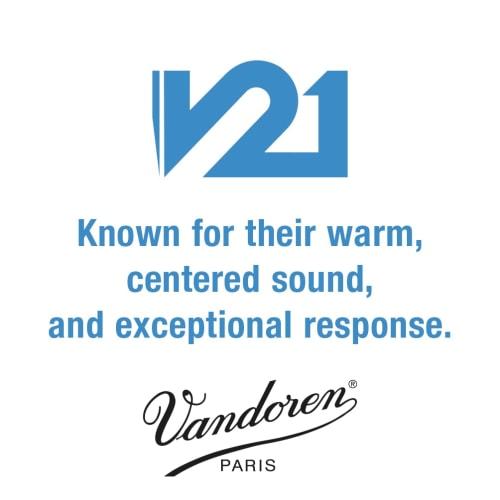 Vandoren Alto Saxophone Reeds V21, Hardness: 2-1/2 (Pack of 10)