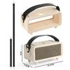Silicone Cover Case with Handle Strap and Shoulder Strap Speaker Cover Shockproof for Marshall Emberton II Portable BT Speaker
