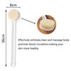2pcs Bath Brush Body Exfoliating Scrubber Long Handle Body Back Massage Shower Long-handled Soft-haired Foam Bath Accessories