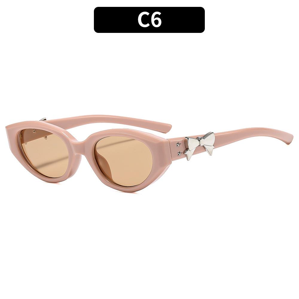 

Ladies Sunglasses, Fashion Bow Decorative Cat Eye Sunglasses