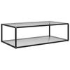 Day and Night - Day and Night Coffee Table Transparent Tempered Glass 120x60x35 Cm