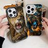 Lion Male Man King Soft Phone Case for iPhone 15 16 17 Pro Max 17Air 16E 14 Plus 13 12 Mini Shockproof Cover Back Shell