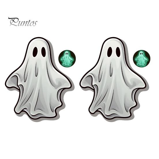 Halloween Home Decoration Gifts Luminous Ghost Wall Stickers for Decoration, Glow in The Dark PVC Decals Windows And Glass Doors, Removable Waterproof