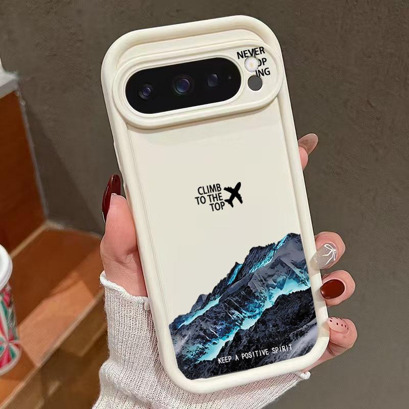 Google Pixel 8/8A & 9Pro Snow Mountain Drop-Proof Soft Phone Case