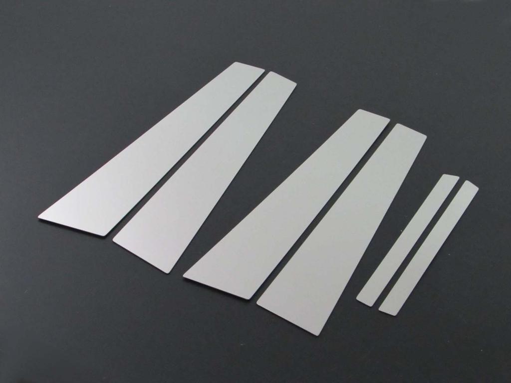 BRIGHTZ Stainless Steel Pillar Panels for LS LS 600 1145 Ultra-Mirror (6-Piece Set) LS460, LS600, LS460L, LS600h, LS600hL, UVF45, UVF46, USF40, USF41,