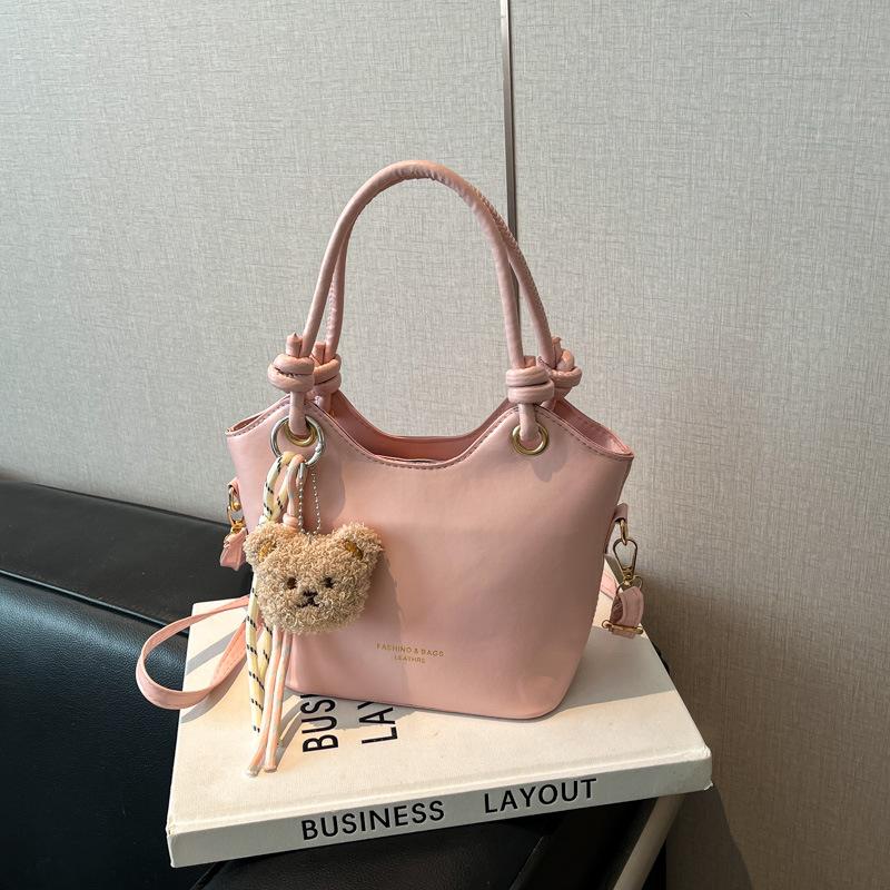 Popular Texture Portable Bucket Tote Bag New Spring and Summer Fashion Versatile Commuter Shoulder Messenger Bag