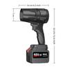 Durable 21V Handheld Air Blower Stepless Speed Leaf Blower Fan Strong Blowing High Power Handheld Jet Fan Outdoor