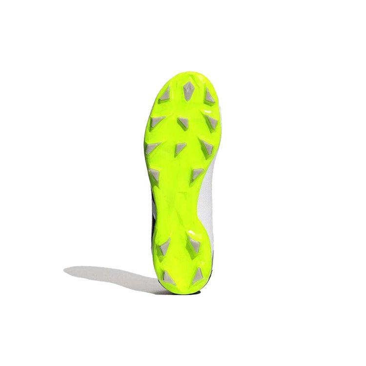 Adidas Predator Accuracy.3 Artificial Turf AG (Rubber Short Studs) Durable Soccer Shoes Unisex Soccer Shoes White Black Yellow IE9478