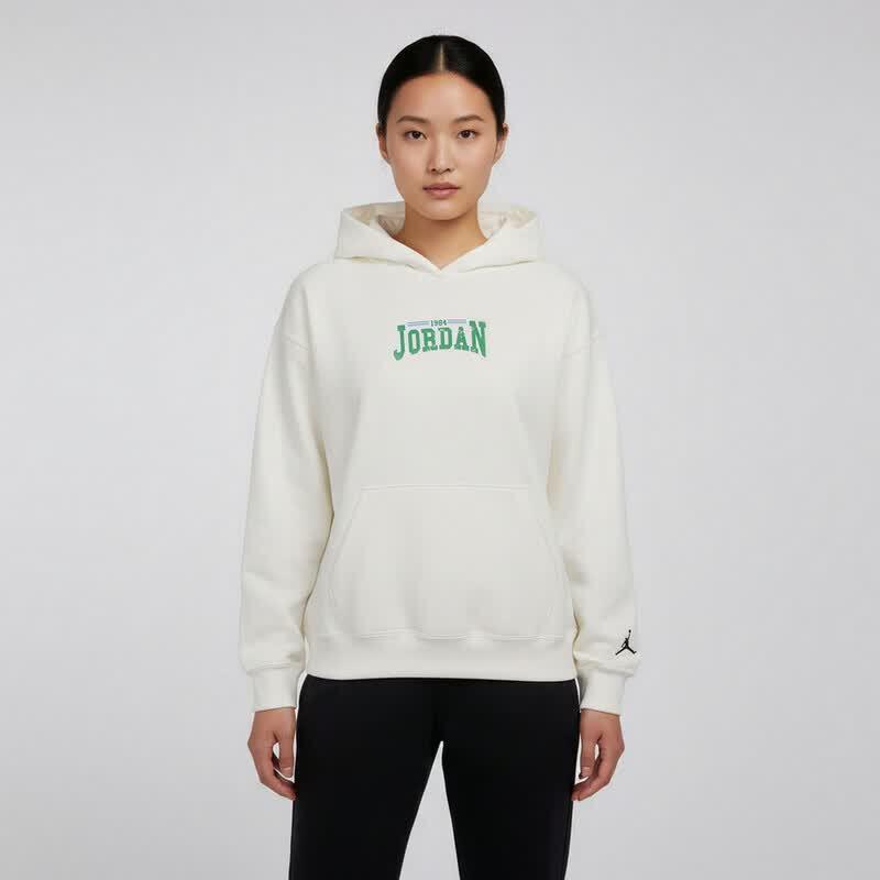 Jordan Women s Loose Fit Hooded Pullover Top IO9540 M