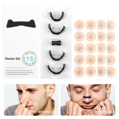 Anti-snoring Nose Clip Nasal Breathing Dilators Starter Kits Magnetic Nose Strips Increase Sports Air Intake Improve Sleeping