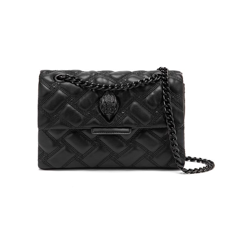 

2025 Minimalist Black Eagle Crossbody Chain Bag 20x9x15 cm чёрный