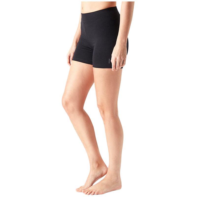 

DECATHLON Solid Colour Bottom Cycling Running Yoga High Waist Hip Lift Sports Shorts Women s Black XL чёрный
