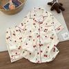 Summer New Pajamas Women's Short-sleeved Shorts Thin Cloud Cotton Cartoon Cute Large Size Korean Version Loungewear