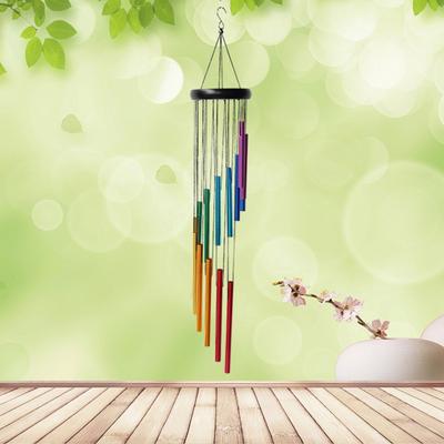 Wind Chimes Eye-catching Windchime Supplies Rust-proof Metal Spiral Hanging for Office