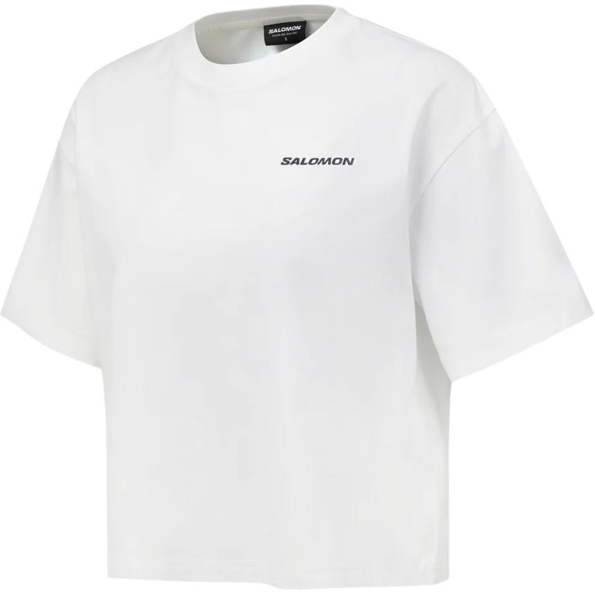 Women's SALOMON T-Shirts Women's White Crew Neck