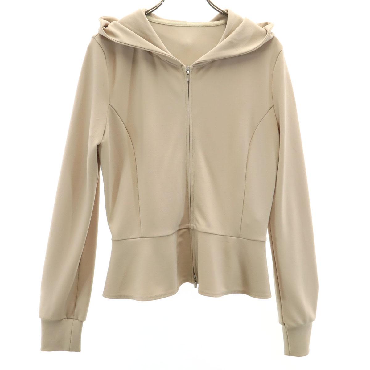 

FOXEY NEW YORK сделано в Японии Толстовка с длинным рукавом на молнии 42 бежевый Женская Б/У