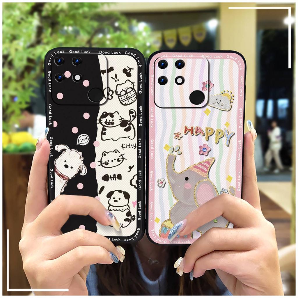 Back Cover Cartoon Phone Case For OPPO Realme Narzo 50A Dirt-resistant Durable TPU Waterproof Fashion Design Phone Pouch