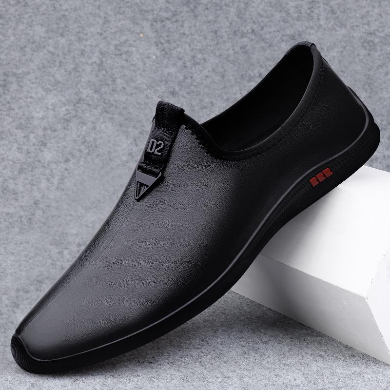 Fashion Fashion Genuine Leather Men's Casual Shoes Luxury Brand Formal Men Loafers Moccasins Italian Breathable Slip on Male Boat Shoes