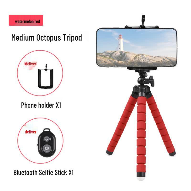 OLOEY Flexible Phone Tripod with Remote & Phone Clip