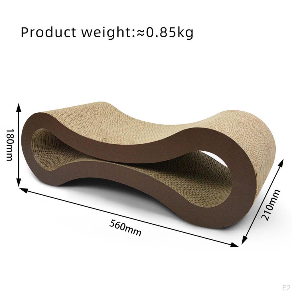 Cat Corrugated Paper Sanding Claws Toys Durable Furniture Protector