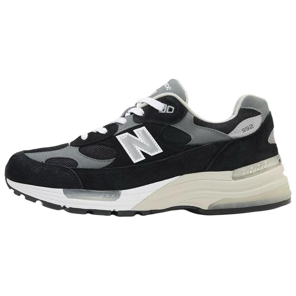 New Balance 992 Made in USA Black 2025 Unisex Sneakers Grey Silver-Metallic U992BK